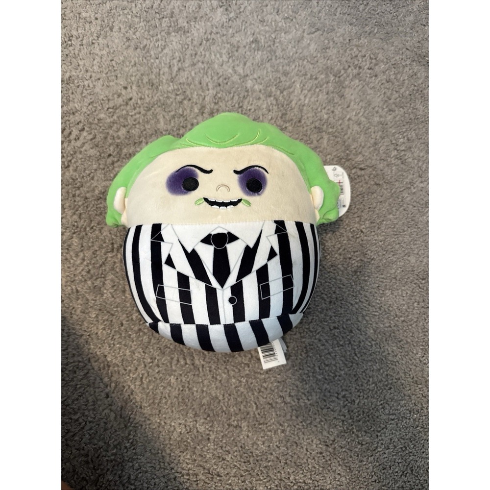 Squishmallow 8" Beetlejuice Plush Brand New With Tags